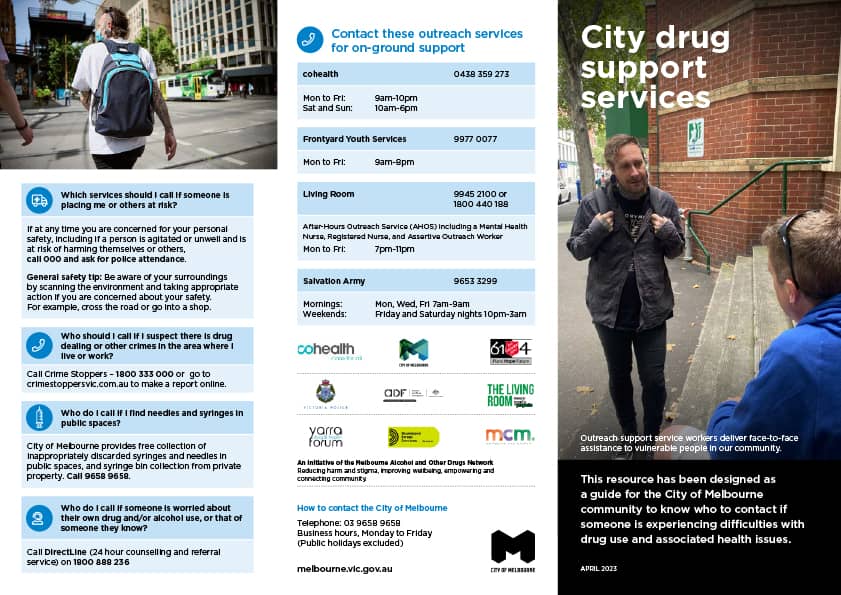 Drug Support Services Flyer